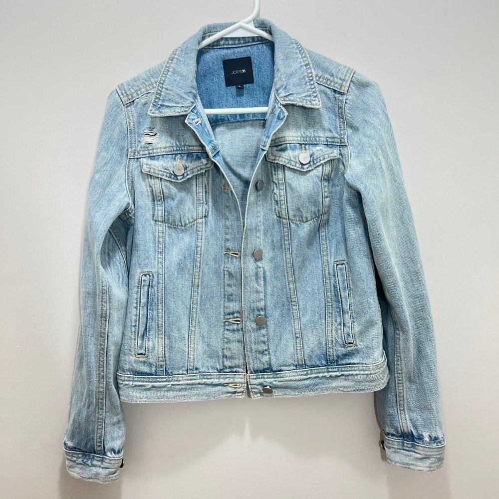 Joe's Jeans Blue Denim Jacket Size Small - Picture 1 of 5
